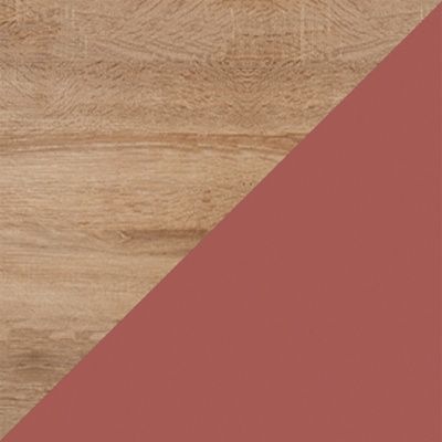 Ąžuolas sonoma/intarpas Koralas Ąžuolas sonoma/intarpas Koralas